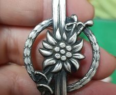 Vintage German Skiing Brooch