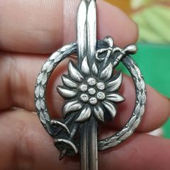 Vintage German Skiing Brooch