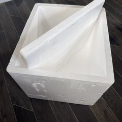 Styrofoam cooler box