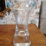 Studio Hand Blown Free Form Vase. Very Heavy. Image 5