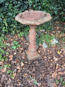 Terracotta Birdbath