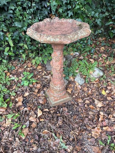 Terracotta Birdbath
