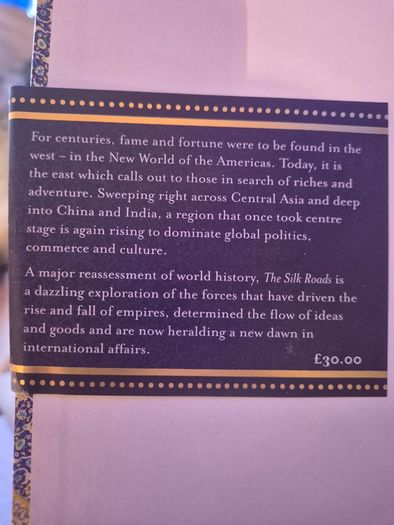 The Silk Roads/ A New History of the World/ Peter Frankopan/ Hardback