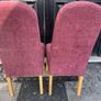 2 x Very Comfortable Homely Wine Dining or Occasional Chairs - Can Deliver Image 2