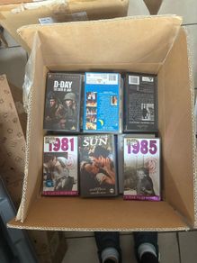Box Of Vhs Video