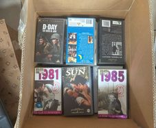 Box Of Vhs Video