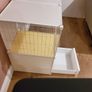 Indoor cat house with litter box tray Image 2