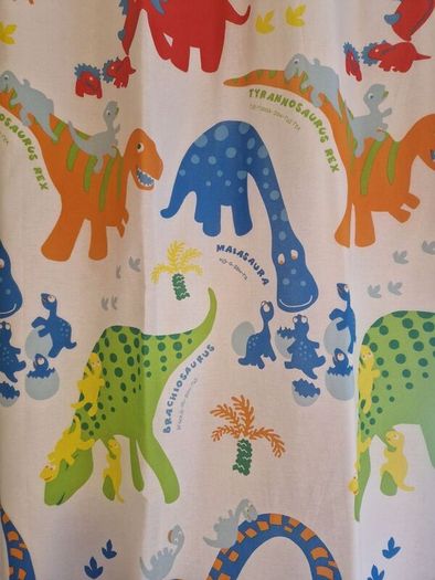 curtain - Dinosaur print with blackout lining
