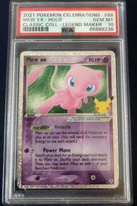 Pokemon Card PSA 10 - Mew Ex Celebrations