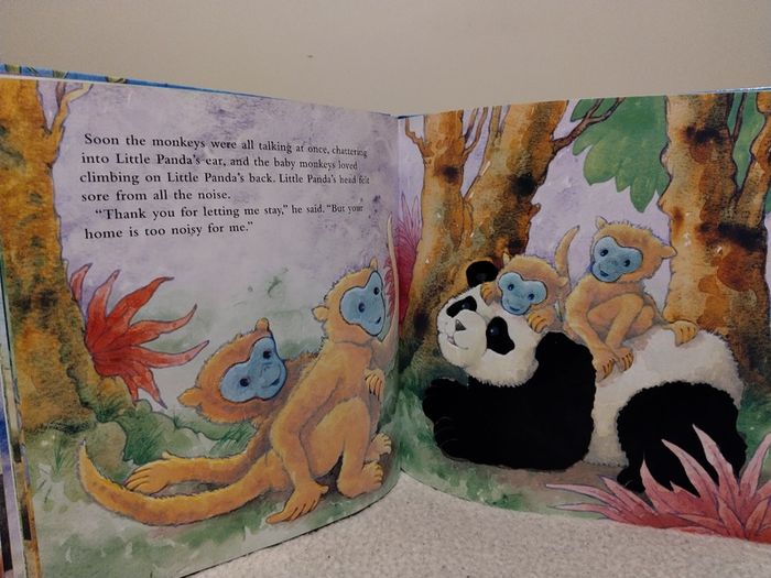 Little Panda, A Soft To Touch large Hardback Book