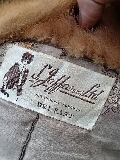 Beautiful 1950's S Jaffa Ltd Mink Cape