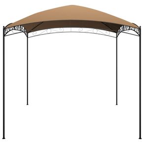 Gazebo 3x4x2.65 m Taupe 180 g/m2