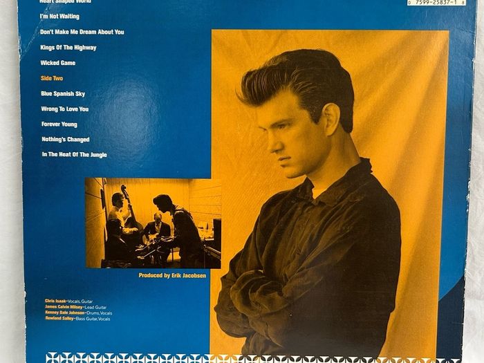 Chris Isaak Heart Shaped World 1989 Original US Pressing Promo Vinyl LP Wicked