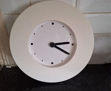 Vintage Ikea white wall clock