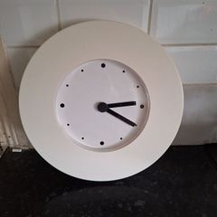 Vintage Ikea white wall clock
