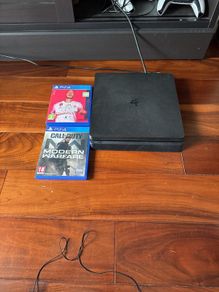 PS4 Slim Console and Games