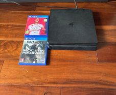 PS4 Slim Console and Games