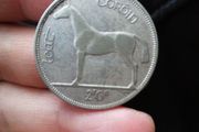 1928 Ireland Silver Half Crown Coin