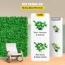 Artificial Boxwood Panel UV 48pcs Boxwood Hedge Wall Panels Artificial Grass Backdrop Wall 10X10" 4cm Green Grass Wall Fake Hedge (FREE SHIPPING) Image 4