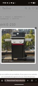 Weber Spirit E210 BBQ and accessories. Unused 3 weeks old