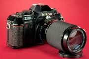 Nikon F301 and Carl Zeiss 80-200 MC Macro lens