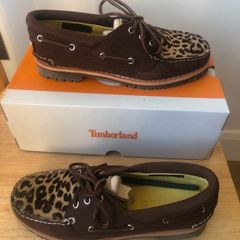 Timberland Leopard Boat Shoes UK 5 EU 38 New Boxed