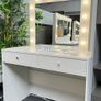Monique Vanity table with Hollywood mirror LED Image 6