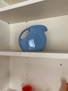 FIESTAWARE disk jug/ vase/ pitcher, available in blue and green