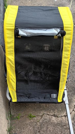Double Child Bike Trailer | 2 Seat Child Baby Bicycle Trailer