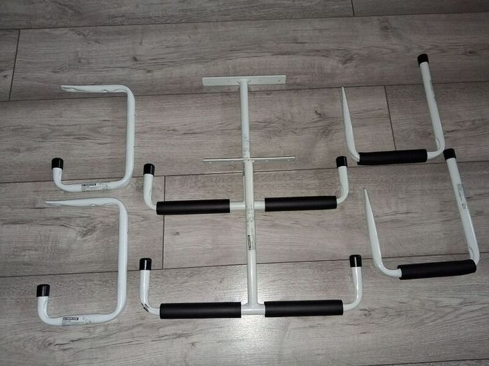 x6 Bundle - Parkside Wall Hooks - Multi-Purpose Storage Hooks - Bike, Ladder, Tools, Etc - Open To Offers!!