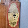 Vintage 1940s Dutch wood and metal ice skates Image 5