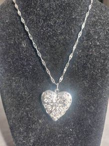 Sterling Silver Fancy Locket