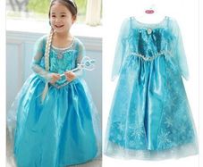 New Frozen Princess Elsa Fancy Dress 4-5 Yrs