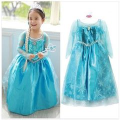 New Frozen Princess Elsa Fancy Dress 4-5 Yrs