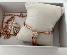 Shira Long Pendant & Bracelet