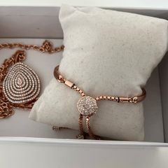 Shira Long Pendant & Bracelet