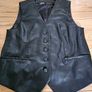 Zara Faux Leather Waistcoat Top Image 3
