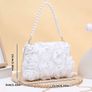 Elegant Floral Clutch Purse with Detachable Strap Image 7