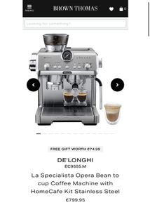 Coffee machine like new DE'LONGHI