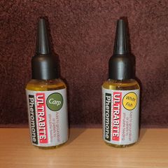NEW - 2 x Dynamite Baits Ultra-Bite Pheromones: 1 x Carp and 1 x White Fish - Carp Tench Bream Feeder Method Pellet Dumbells Hybrid Roach