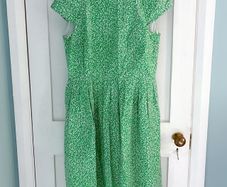 Emily and Fin Green Ditsy Floral Occasion Dress