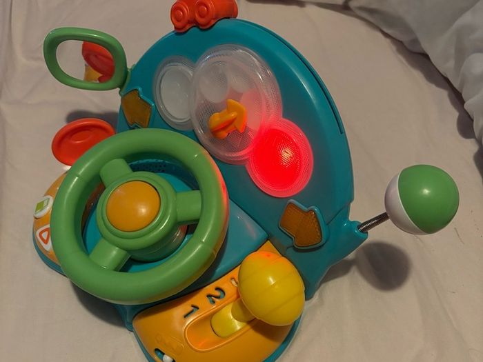 Bright Starts driver steering wheel