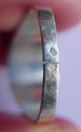 Vintage Sterling Silver Ring size P (adjustable size) 1,8g