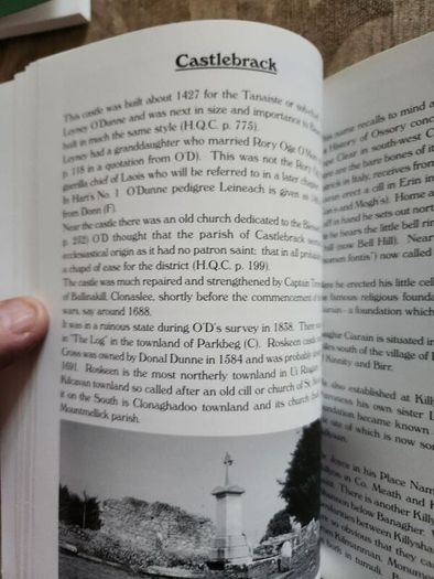 A History Of The O'dunnes. Duthai Ui Riagain ( Territory Of Ui Riagain) By Seosamh Mac Caba. First Edition Paperback In Very Good Condition.