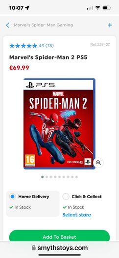 Like new spider man ps5