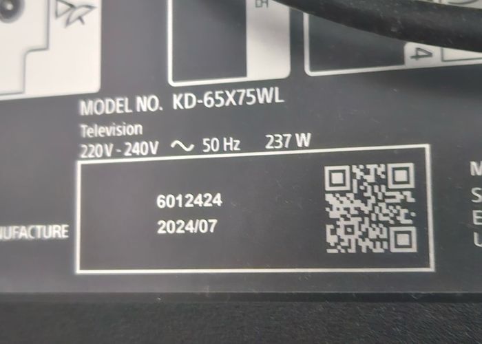 Sony 65 inch TV