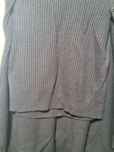 womens KAREN MILLEN  jumper shawl knitted wool blend Size XS extra small