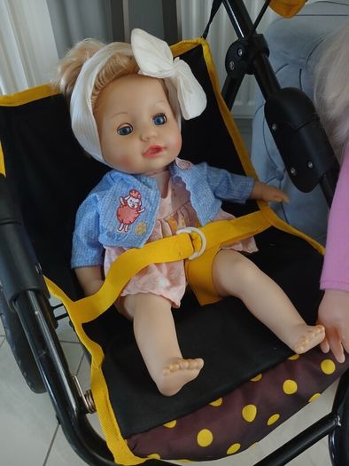 dolls and  buggy