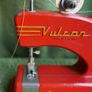 Antique Toy Sewing Machine Red Vulcan 1950s Display JAPAN JP Image 5