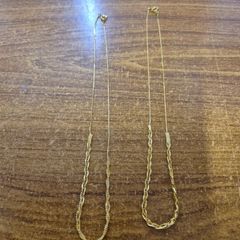 Delicate golden imitation chain